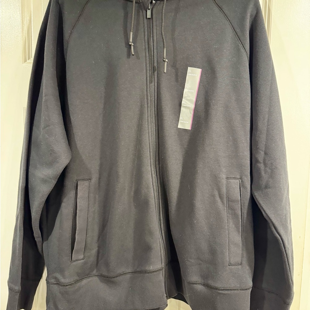 All in Motion Men's Charcoal Zip-Up Sweater